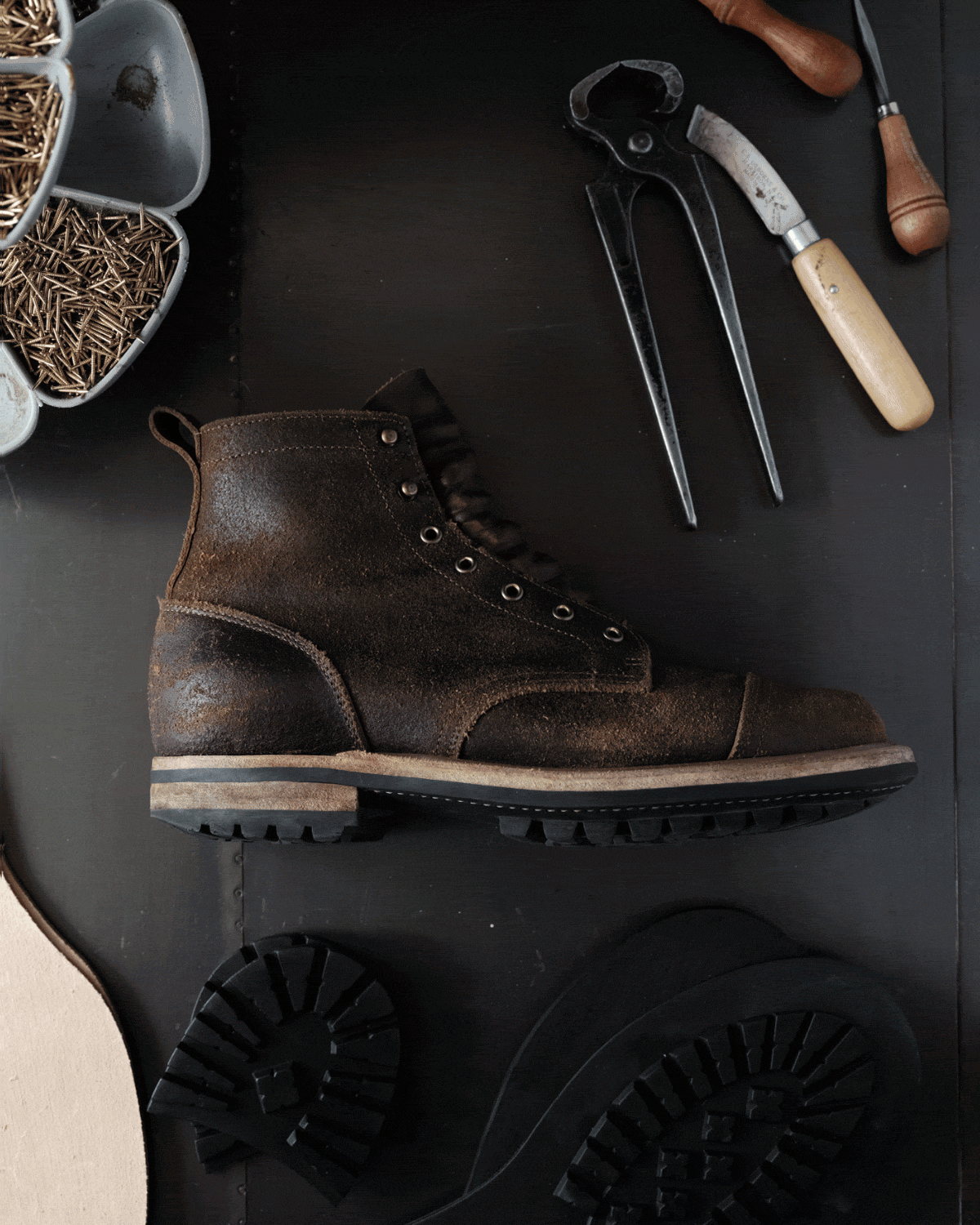 animation of boot being resoled